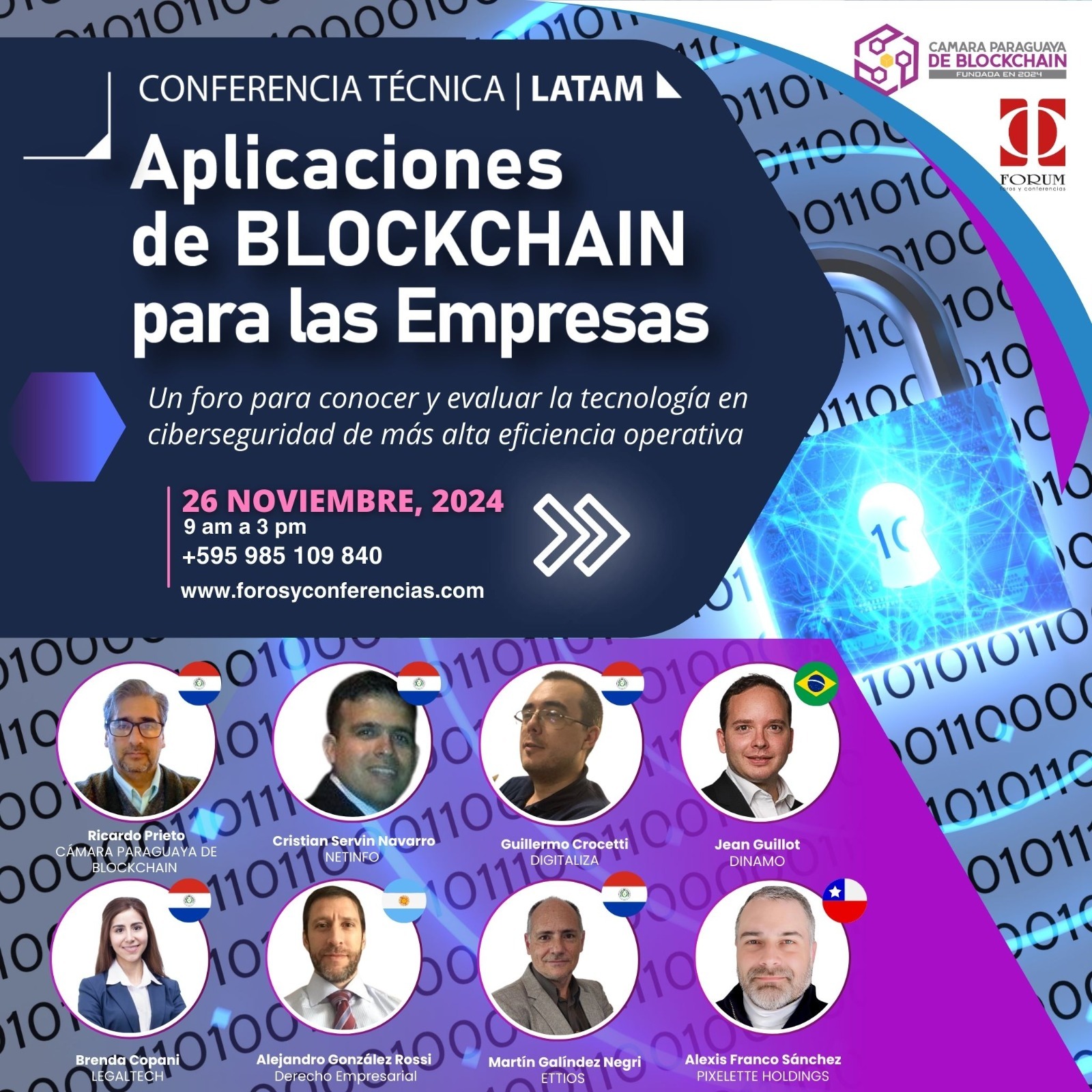 Conferencia Aplicaciones de Blockchain para Empresas